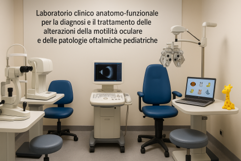 Laboratorio Clinico anatomo-funzionale per la diagnosi e il trattamento delle alterazioni della motilità oculare e delle patologie oftalmiche pediatriche