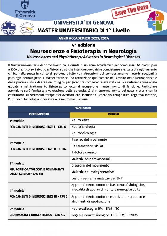 Locandina Master Neuroscienze UNIGE 23_24